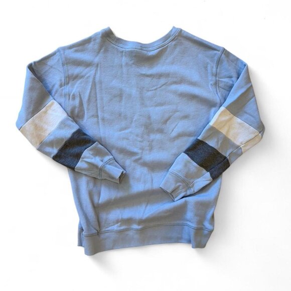 Victoria's Secret Women's Blue and Grey Sweatshirt - Picture 2 of 2